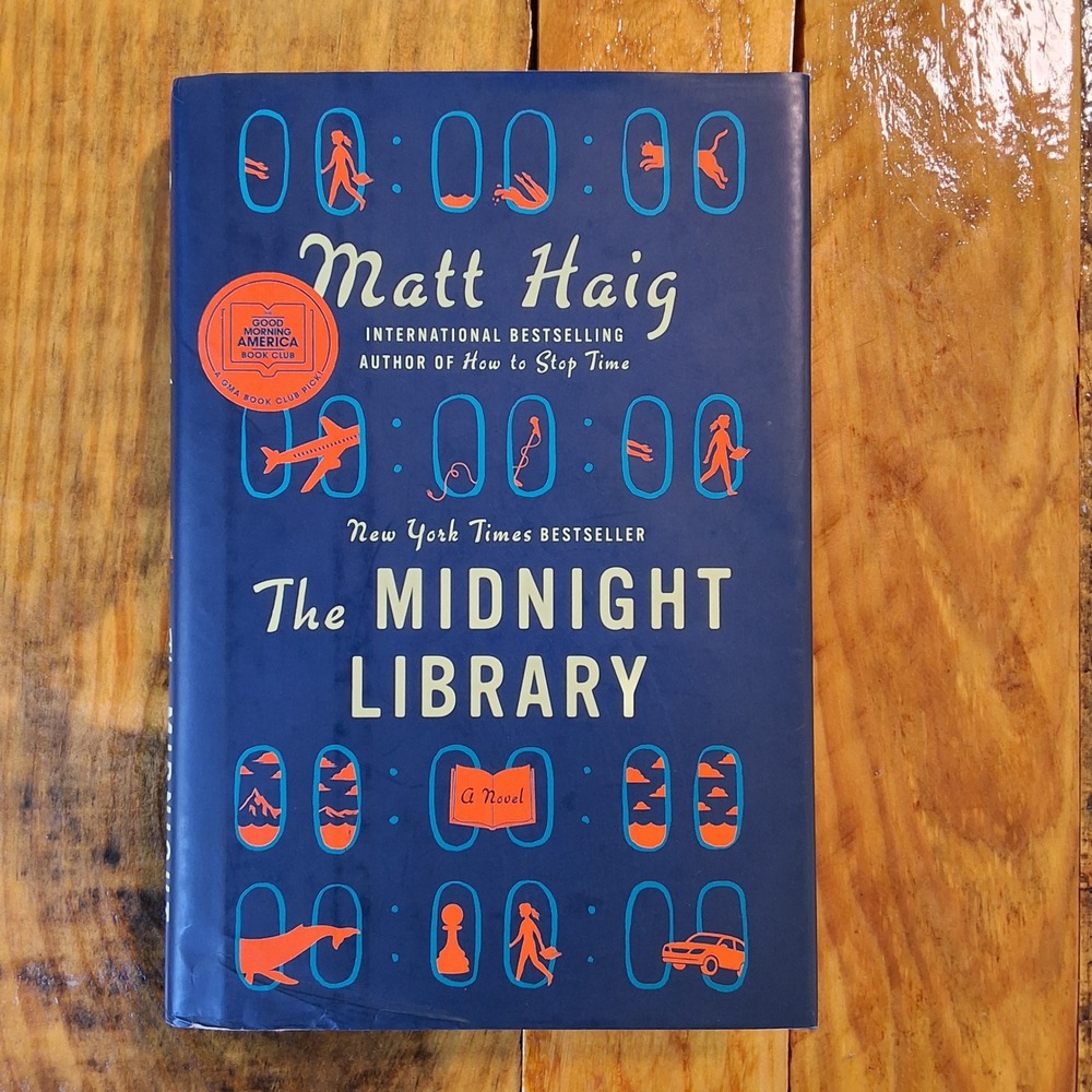The Midnight Library by Matt Haig Hardcover GMA Book Club Fiction 9780525559474